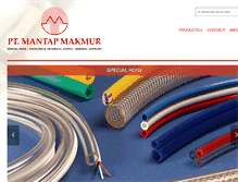 Tablet Screenshot of mantapmakmur.com